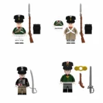 soldiers from the Napoleonic Wars - Custom Printed Brick Block Figure