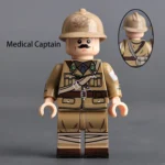 French Medical Captain from the World War II - Custom Printed Brick Block Figure