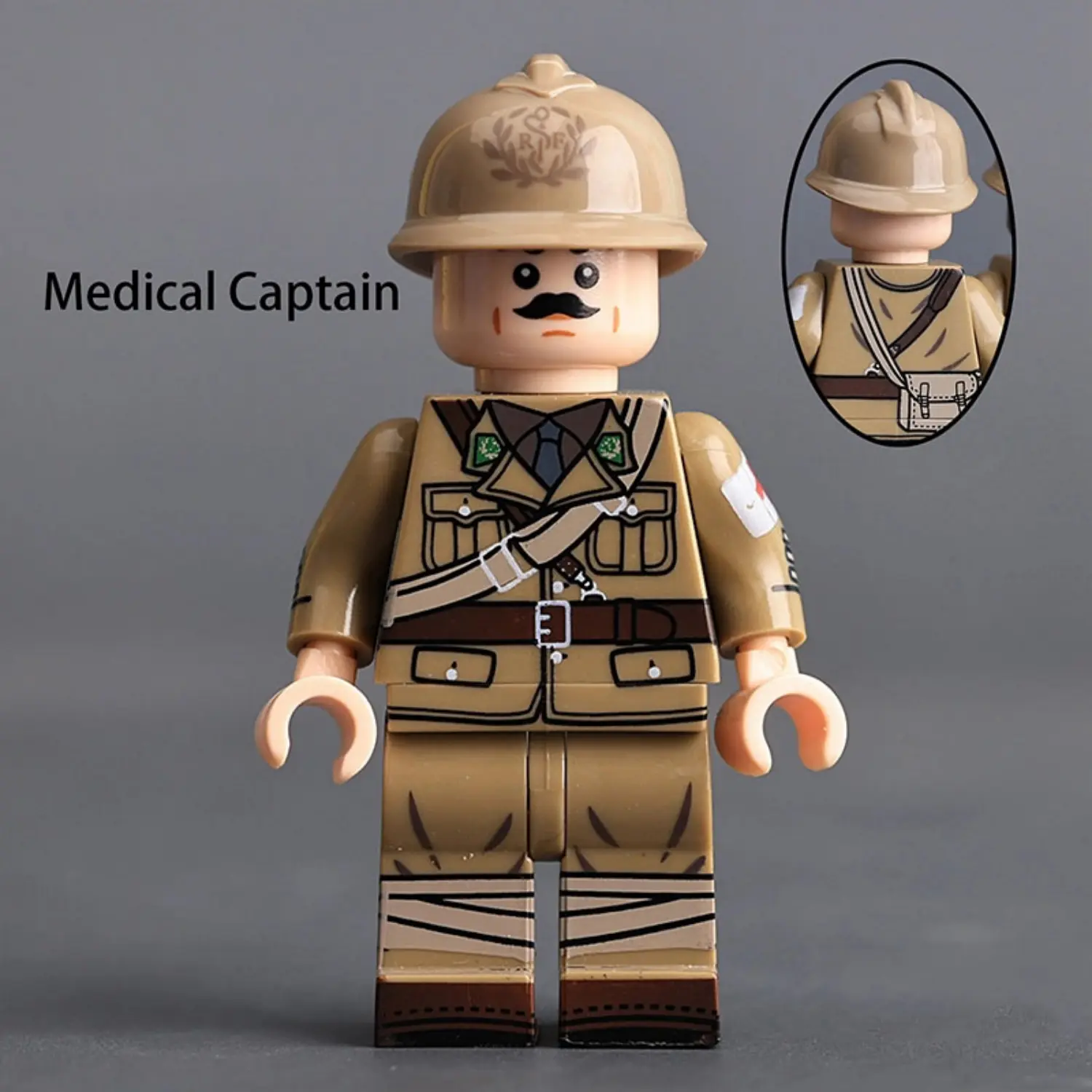 Minifigure – French Medical Captain from the World War II (LEGO Compatible) Minifigure – French Medical Captain from the World War II (LEGO Compatible)
