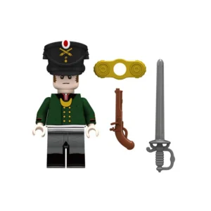Minifigure – Russian Artillery Officer from the Napoleonic Wars (LEGO Compatible)
