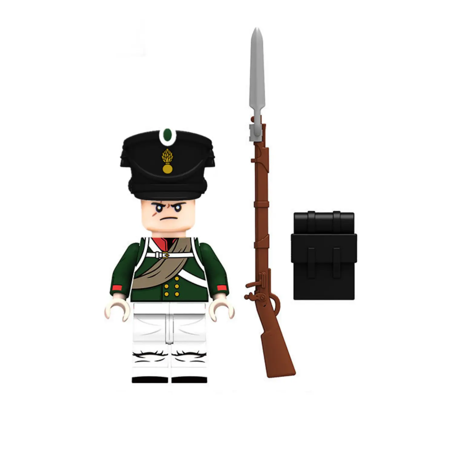 Minifigure – Russian Line Infantryman from the Napoleonic Wars (LEGO Compatible) Minifigure – Russian Line Infantryman from the Napoleonic Wars (LEGO Compatible)