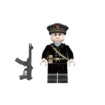 Soviet Naval Infantryman Black Death from the World War II era - Custom Printed Brick Block Figure