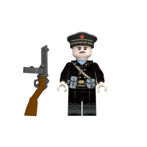 Minifigure – Soviet Naval Infantryman from the World War II era from the World War II (LEGO Compatible)