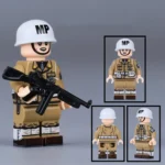 U.S. Army Military Policeman (MP) attached to the 1st Ranger Battalion during World War II - Custom Printed Brick Block Figure
