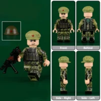 Minifigure – a soldier of the Chinese People's Liberation Army (PLA) from the era of the Sino-Vietnamese War 3 (LEGO Compatible) Minifigure – a soldier of the Chinese People's Liberation Army (PLA) from the era of the Sino-Vietnamese War 3 (LEGO Compatible)