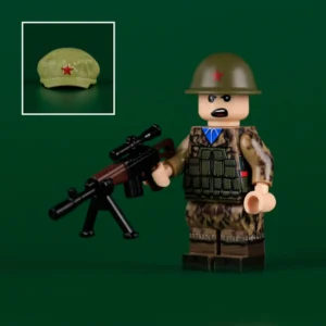 Minifigure – a soldier of the Chinese People's Liberation Army (PLA) from the era of the Sino-Vietnamese War 4 (LEGO Compatible) Minifigure – a soldier of the Chinese People's Liberation Army (PLA) from the era of the Sino-Vietnamese War 4 (LEGO Compatible)