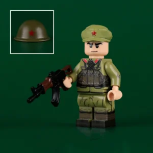 Minifigure – a soldier of the Chinese People's Liberation Army (PLA) from the era of the Sino-Vietnamese War (LEGO Compatible) Minifigure – a soldier of the Chinese People's Liberation Army (PLA) from the era of the Sino-Vietnamese War (LEGO Compatible)