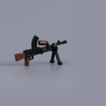 Bren light machine gun - Custom 3D Printed Miniature Accessory Parts Pieces for Brick Block Figures