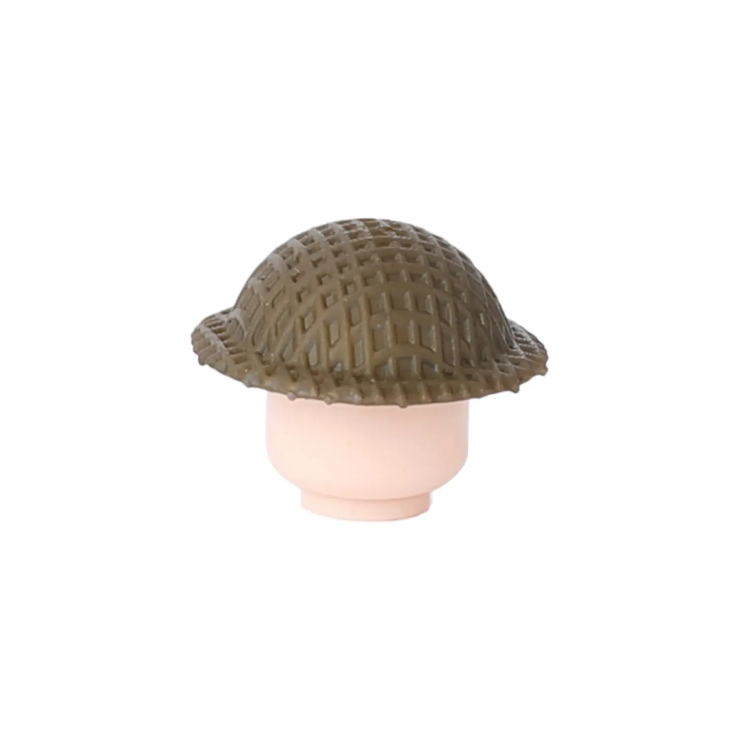 Custom Piece Miniature – British Brodie Helmet with Netting – 3D Print for LEGO minifigure Custom Piece Miniature – British Brodie Helmet with Netting – 3D Print for LEGO minifigure