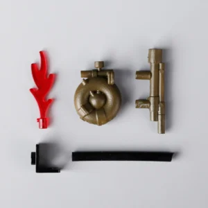 Custom Piece Miniature – Flamethrower – 3D Print for LEGO Minifigure Custom Piece Miniature – Flamethrower – 3D Print for LEGO Minifigure