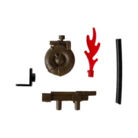 Custom Piece Miniature – Flamethrower – 3D Print for LEGO Minifigure in white background Custom Piece Miniature – Flamethrower – 3D Print for LEGO Minifigure