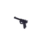 Luger P08 pistol - Custom 3D Printed Miniature Accessory Parts Pieces for Brick Block Figures