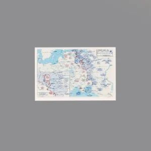 Custom Piece Printed Tile – 1941 Soviet Counter-offensive military map – 3D Print for LEGO minifigure Custom Piece Printed Tile – 1941 Soviet Counter-offensive military map – 3D Print for LEGO minifigure