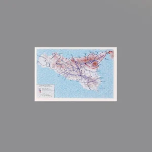 Custom Piece Printed Tile – 1943 Allied advance on the island of Sicily military map – 3D Print for LEGO minifigure Custom Piece Printed Tile – 1943 Allied advance on the island of Sicily military map – 3D Print for LEGO minifigure