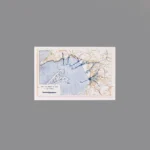 Printed Tile – 1943 Allied amphibious landings at Salerno, Italy (Operation Avalanche) military map - Custom 3D Printed Miniature Accessory Parts Pieces for Brick Block Figures