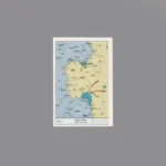 Printed Tile – 1943 Battle of Kursk (Operation Citadel) military map - Custom 3D Printed Miniature Accessory Parts Pieces for Brick Block Figures
