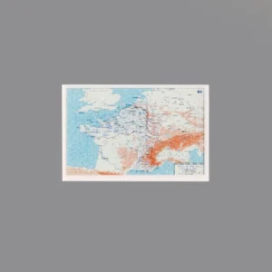 Custom Piece Printed Tile – 1944 Allied campaign map of the Western Front – 3D Print for LEGO minifigure Custom Piece Printed Tile – 1944 Allied campaign map of the Western Front – 3D Print for LEGO minifigure