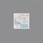 Printed Tile – 1944 Allied deployment at the Anzio beachhead military map - Custom 3D Printed Miniature Accessory Parts Pieces for Brick Block Figures