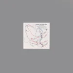 Printed Tile – 1944 German Ardennes Offensive, the Battle of the Bulge military map - Custom 3D Printed Miniature Accessory Parts Pieces for Brick Block Figures