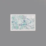 Printed Tile – 1944 U.S. Army plan of attack for the Battle of Nancy map - Custom 3D Printed Miniature Accessory Parts Pieces for Brick Block Figures