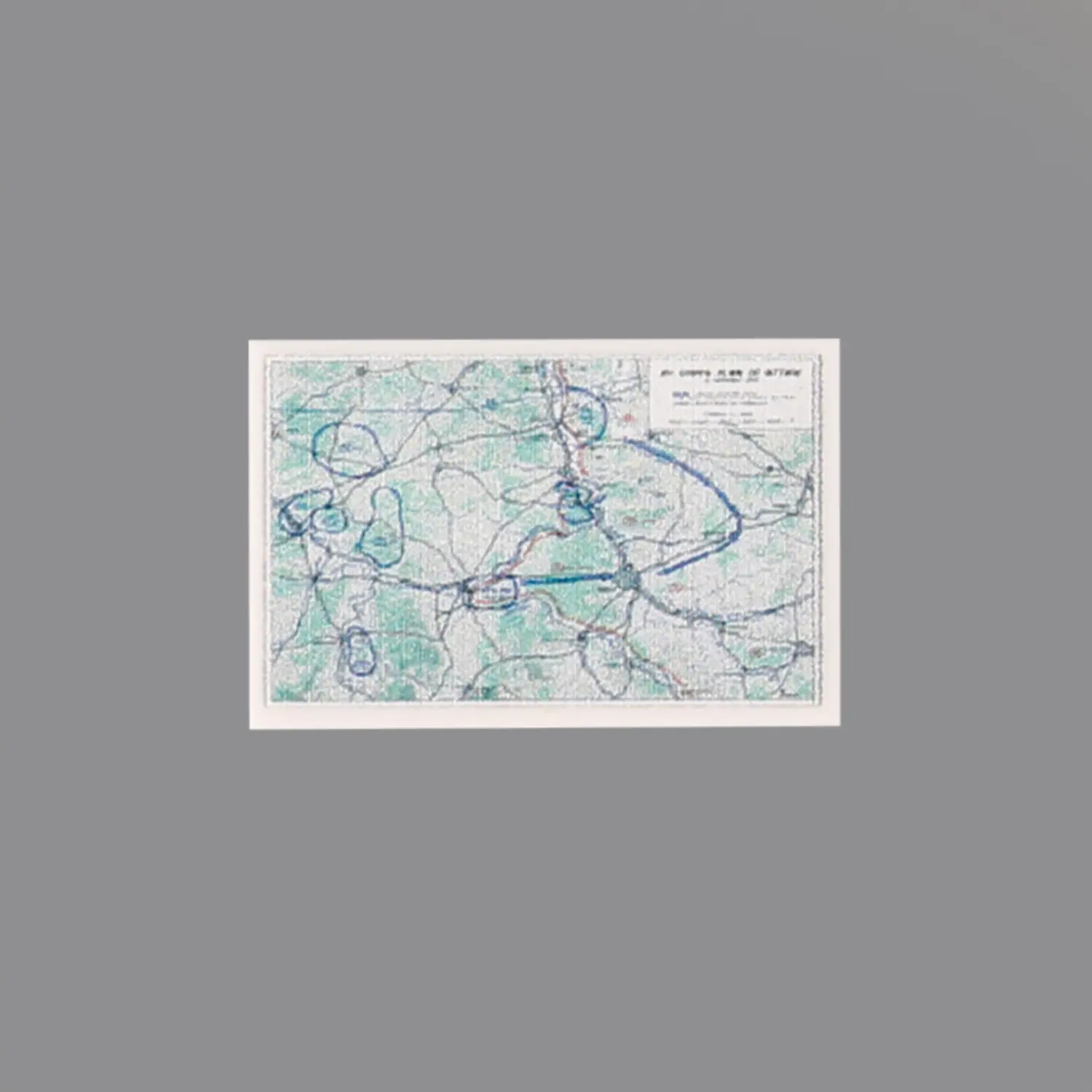 Custom Piece Printed Tile – 1944 U.S. Army plan of attack for the Battle of Nancy map – 3D Print for LEGO minifigure Custom Piece Printed Tile – 1944 U.S. Army plan of attack for the Battle of Nancy map – 3D Print for LEGO minifigure