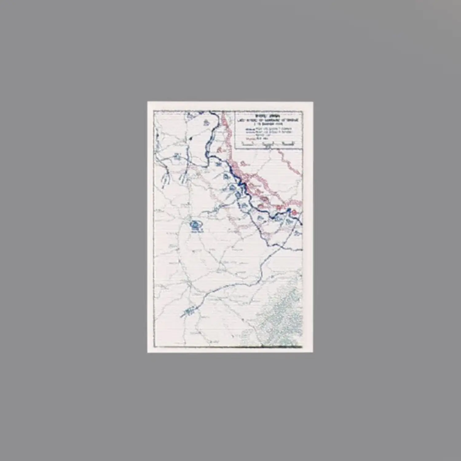 Custom Piece Printed Tile – 1944 U.S. Third Army's Lorraine Offensive military map – 3D Print for LEGO minifigure Custom Piece Printed Tile – 1944 U.S. Third Army's Lorraine Offensive military map – 3D Print for LEGO minifigure