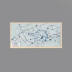 Printed Tile – Siege of Bastogne Military Map (1944) 101st Airborne Encirclement - Custom 3D Printed Miniature Accessory Parts Pieces for Brick Block Figures