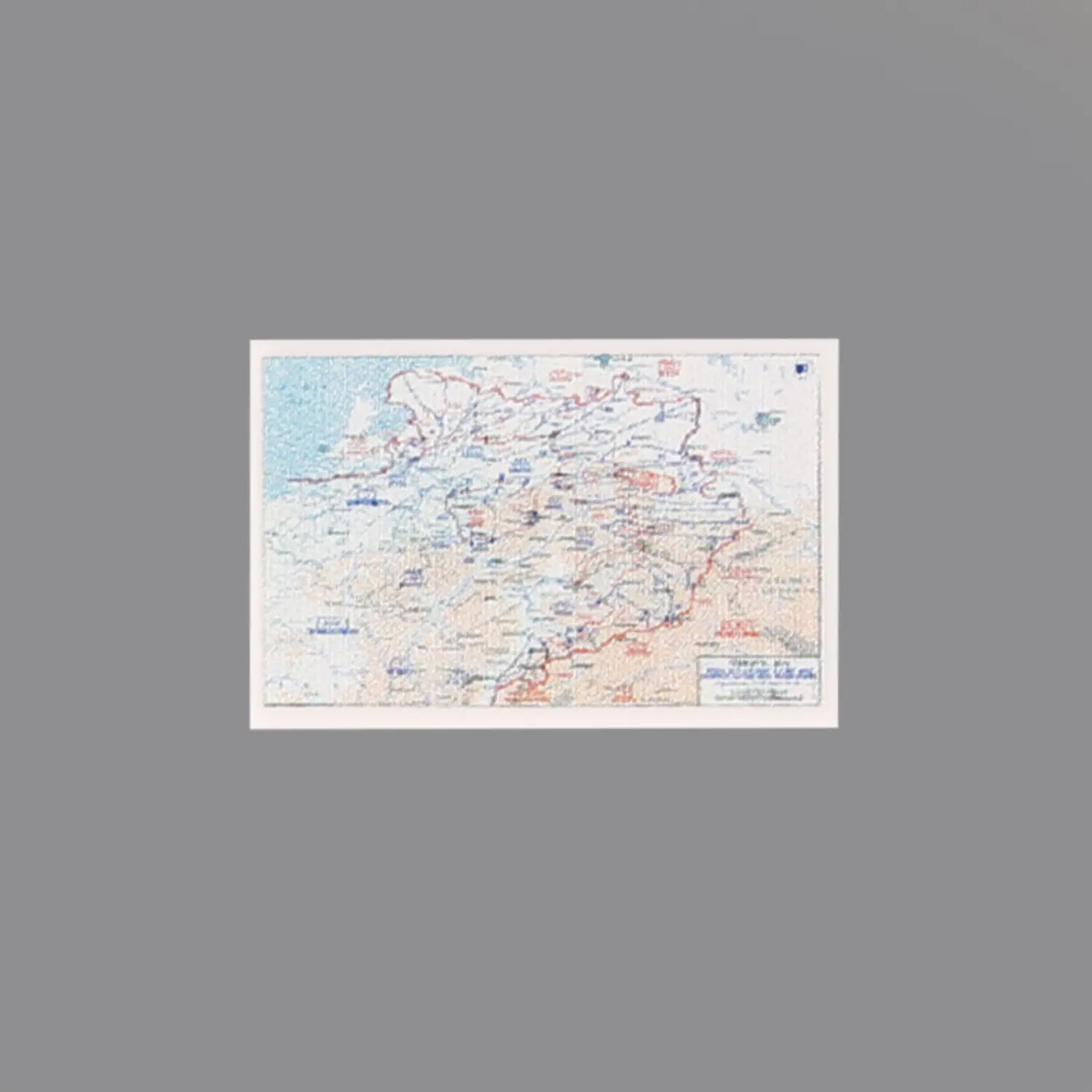 Custom Piece Printed Tile – 1945 Allied campaign in the Ruhr and Elbe regions of Germany military map – 3D Print for LEGO minifigure Custom Piece Printed Tile – 1945 Allied campaign in the Ruhr and Elbe regions of Germany military map – 3D Print for LEGO minifigure