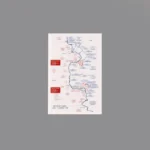 Printed Tile – Battle of Kursk Map (1943) military map - Custom 3D Printed Miniature Accessory Parts Pieces for Brick Block Figures