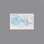Printed Tile – Battle of the Scheldt military map - Custom 3D Printed Miniature Accessory Parts Pieces for Brick Block Figures