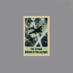 Printed Tile – British WWII Poster: “The Attack Begins in the Factory” - Custom 3D Printed Miniature Accessory Parts Pieces for Brick Block Figures