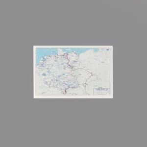 Custom Piece Printed Tile – Final Battles of 1945 in Germany military map – 3D Print for LEGO minifigure Custom Piece Printed Tile – Final Battles of 1945 in Germany military map – 3D Print for LEGO minifigure