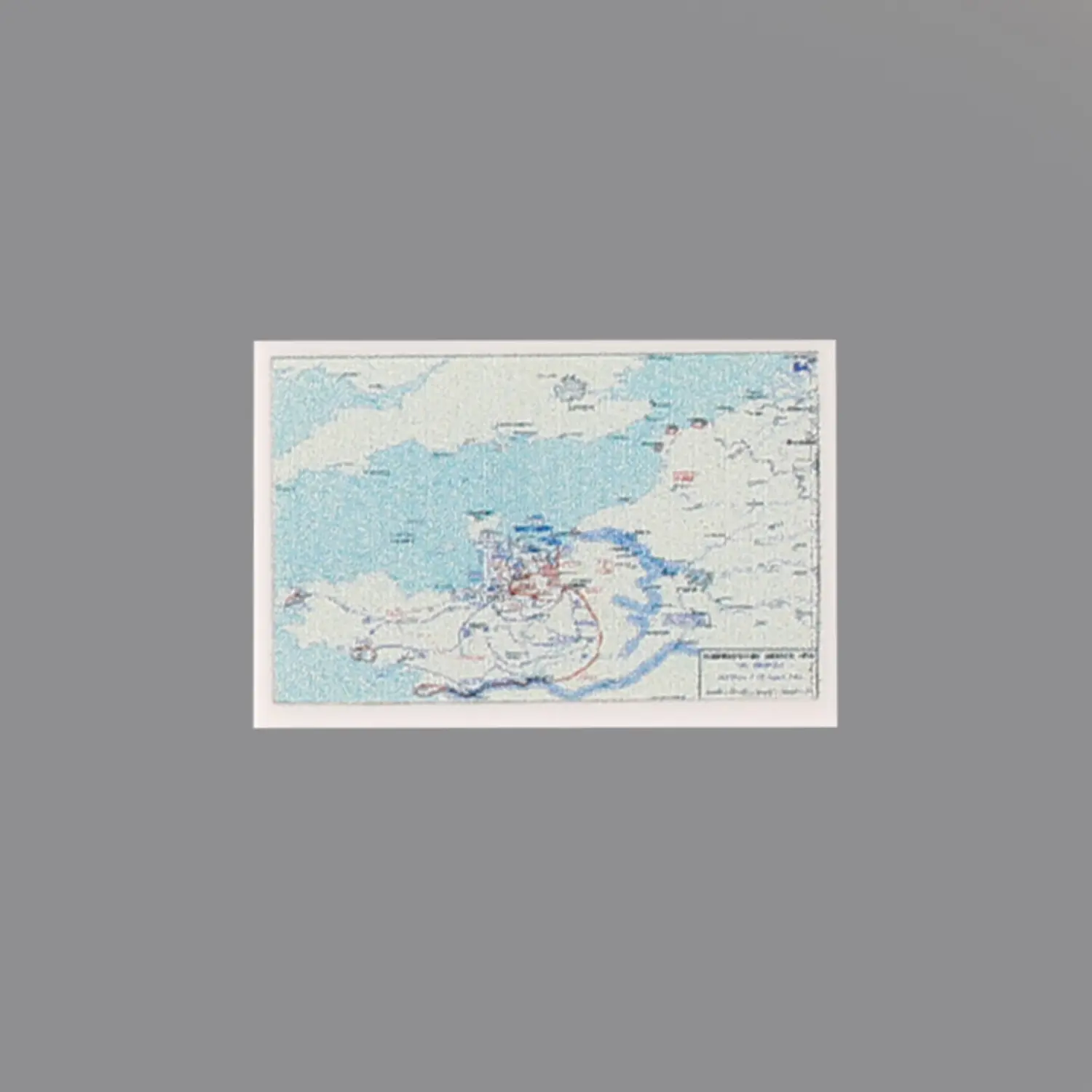 Custom Piece Printed Tile – Operation Neptune map for the Allied Normandy Landings on D-Day, June 6, 1944 – 3D Print for LEGO minifigure Custom Piece Printed Tile – Operation Neptune map for the Allied Normandy Landings on D-Day, June 6, 1944 – 3D Print for LEGO minifigure