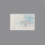 Printed Tile – U.S. Army’s tactical map of the Utah Beachhead military map - Custom 3D Printed Miniature Accessory Parts Pieces for Brick Block Figures