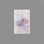 Printed Tile – U.S. counter-offensive during the Battle of the Bulge in the Ardennes military map - Custom 3D Printed Miniature Accessory Parts Pieces for Brick Block Figures