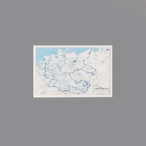 Custom Piece Printed Tile – post-war Europe political map – 3D Print for LEGO minifigure Custom Piece Printed Tile – post-war Europe political map – 3D Print for LEGO minifigure