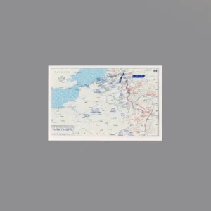 Custom Piece – Operation Market Garden military campaign map World War II – 3D Print for LEGO minifigure Custom Piece – Operation Market Garden military campaign map World War II – 3D Print for LEGO minifigure