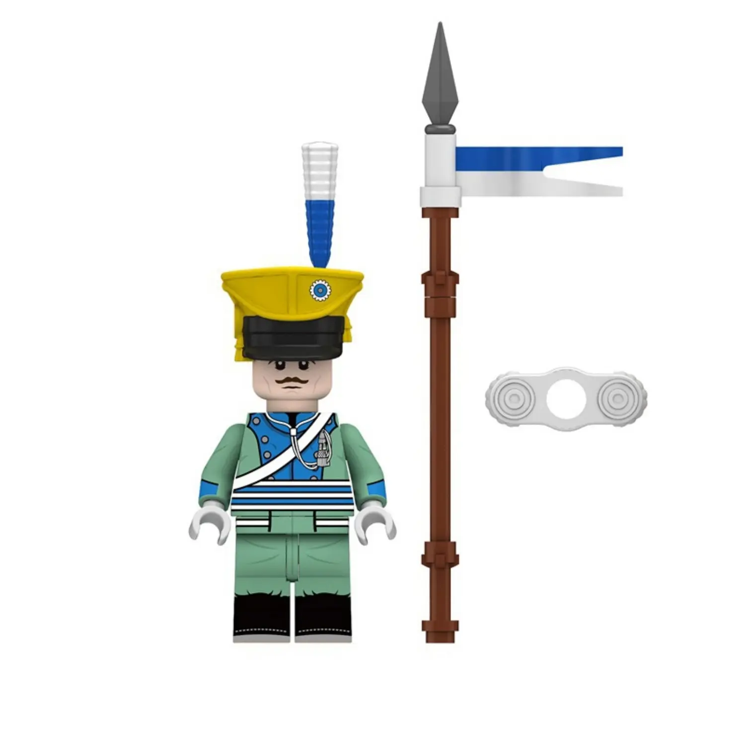 Minifigure - Bavarian Uhlan (Lancer) from the Napoleonic Wars (LEGO Compatible) Minifigure - Bavarian Uhlan (Lancer) from the Napoleonic Wars (LEGO Compatible)