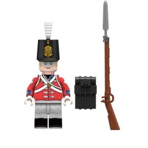 Minifigure - British Grenadier from a Royal Regiment during the Napoleonic Wars (LEGO Compatible) Minifigure - British Grenadier from a Royal Regiment during the Napoleonic Wars (LEGO Compatible)