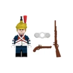 Dutch Dragoon a heavy cavalry soldier from the Napoleonic Wars - Custom Printed Brick Block Figure