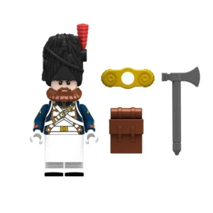 Minifigure - French Imperial Guard Sapper (Sapeur) from the Napoleonic Wars (LEGO Compatible) Minifigure - French Imperial Guard Sapper (Sapeur) from the Napoleonic Wars (LEGO Compatible)