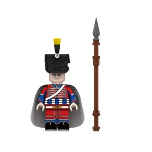 Minifigure - French Red Lancer of the Imperial Guard from the Napoleonic Wars (LEGO Compatible) Minifigure - French Red Lancer of the Imperial Guard from the Napoleonic Wars (LEGO Compatible)