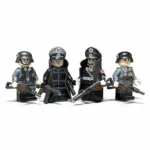 German Military World War II - Custom Printed Brick Block Figure