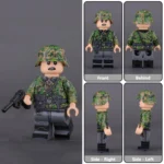 German Waffen-SS Lieutenant SS-Obersturmführer from World War II - Custom Printed Brick Block Figure