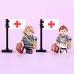 German military medical personnel from the World War II - Custom Printed Brick Block Figure