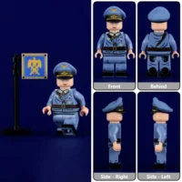Hermann Göring, the Commander-in-Chief of the Luftwaffe and political and military figures in Nazi Germany - Custom Printed Brick Block Figure