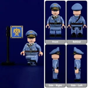 Minifigure - Hermann Göring, the Commander-in-Chief of the Luftwaffe and political and military figures in Nazi Germany (LEGO Compatible) Minifigure - Hermann Göring, the Commander-in-Chief of the Luftwaffe and political and military figures in Nazi Germany (LEGO Compatible)