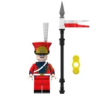 Lancer of the French Imperial Guard (Dutch Squadron) Red Lancers - Custom Printed Brick Block Figure