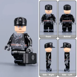 Minifigure - Michael Wittmann, German Panzer (tank) commanders of World War II (LEGO Compatible) Minifigure - Michael Wittmann, German Panzer (tank) commanders of World War II (LEGO Compatible)
