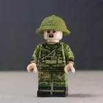 North Vietnamese Army (NVA) Viet Cong soldier from the Vietnam War - Custom Printed Brick Block Figure